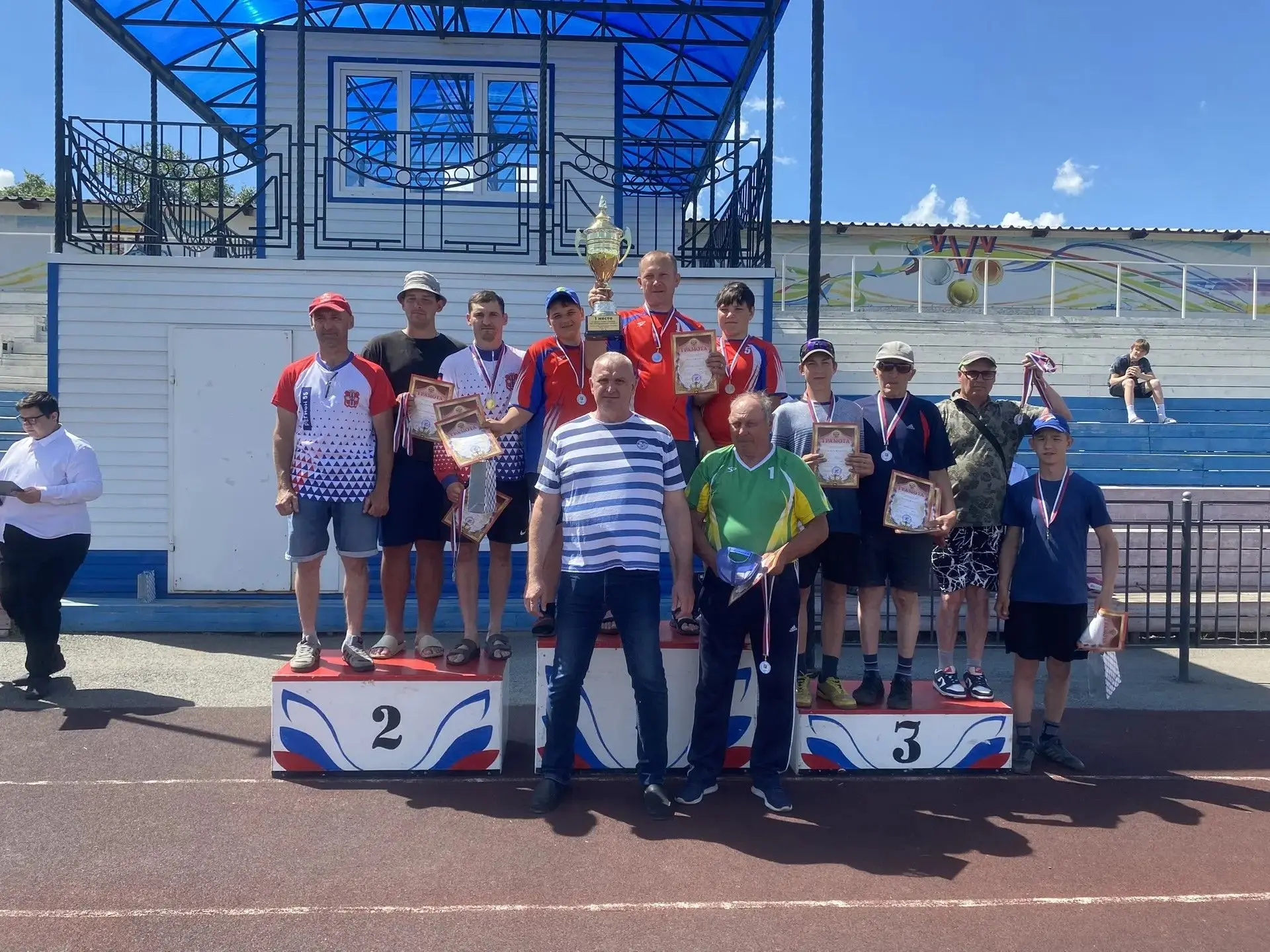 Городошный спорт на Кубок Главы Русско-Полянского района.