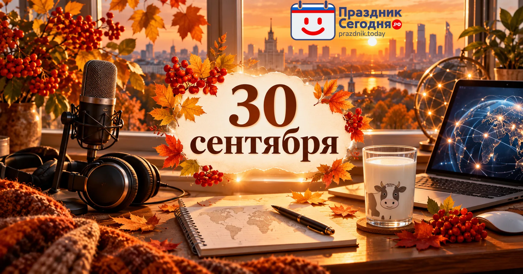 Сегодня 30 сентября - среда, 273-й день года