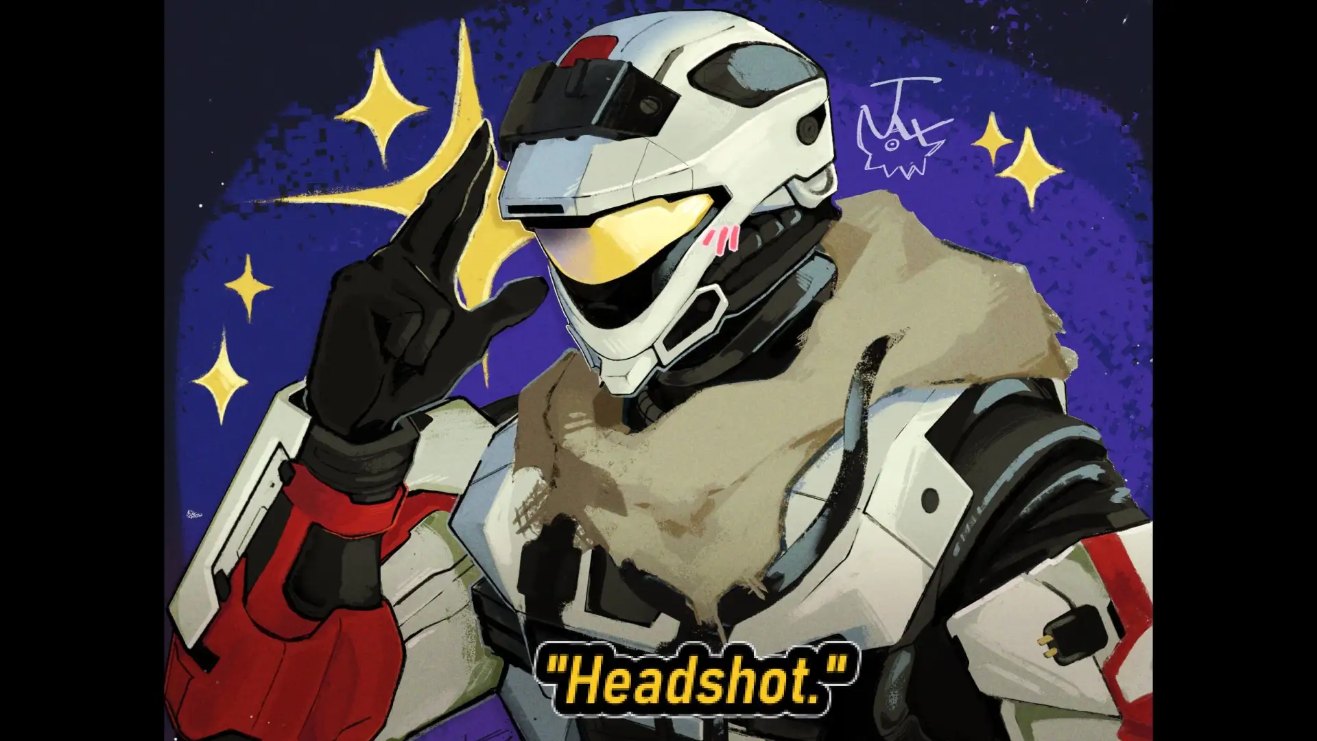 Headshot by jaxbeetle