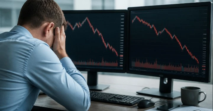 Индекс Мосбиржи упал на 18% за девять месяцев