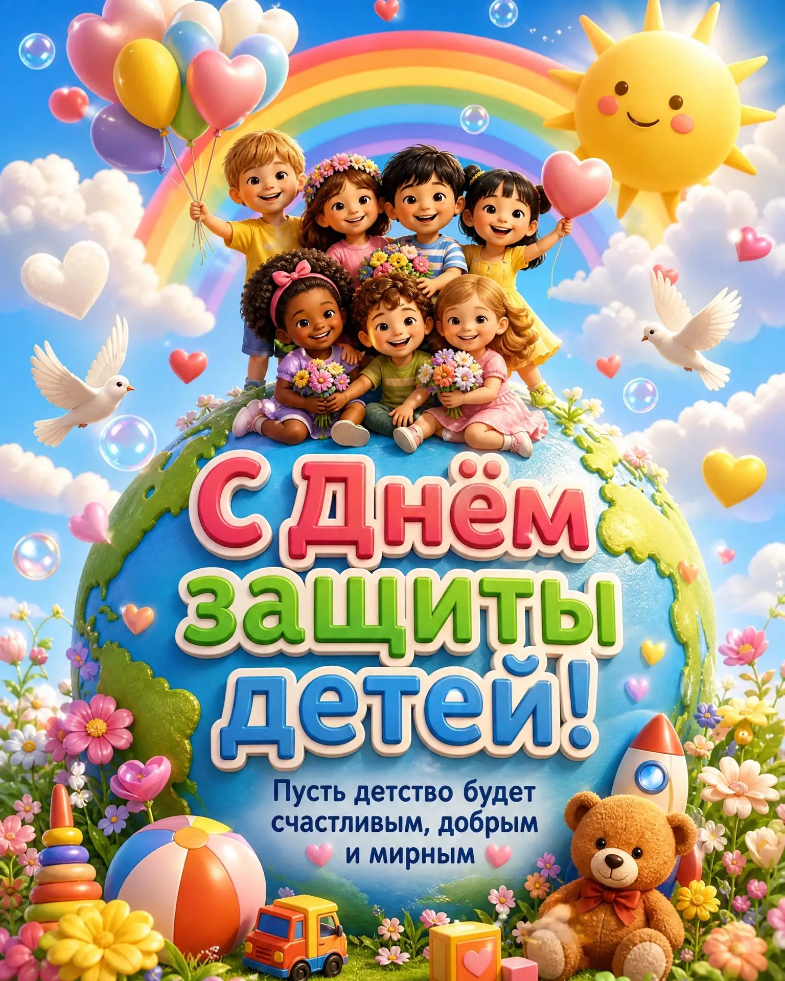 ☀️ Детство — это движение и радость! ☀️

В День защиты детей хотим напомнить, как важно давать ребят