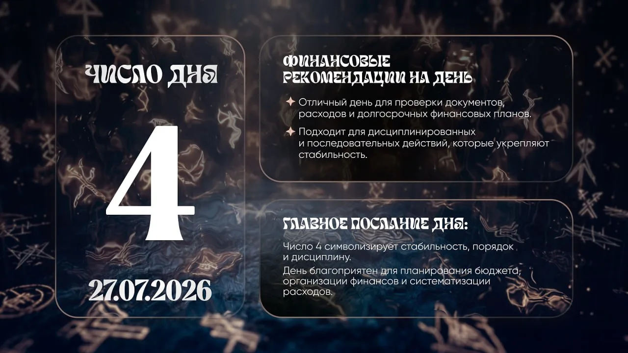 Число удачи на сегодня, 27 июля

#ЧислоУдачи@astro_finansy

Астро деньги в МАХ 👈