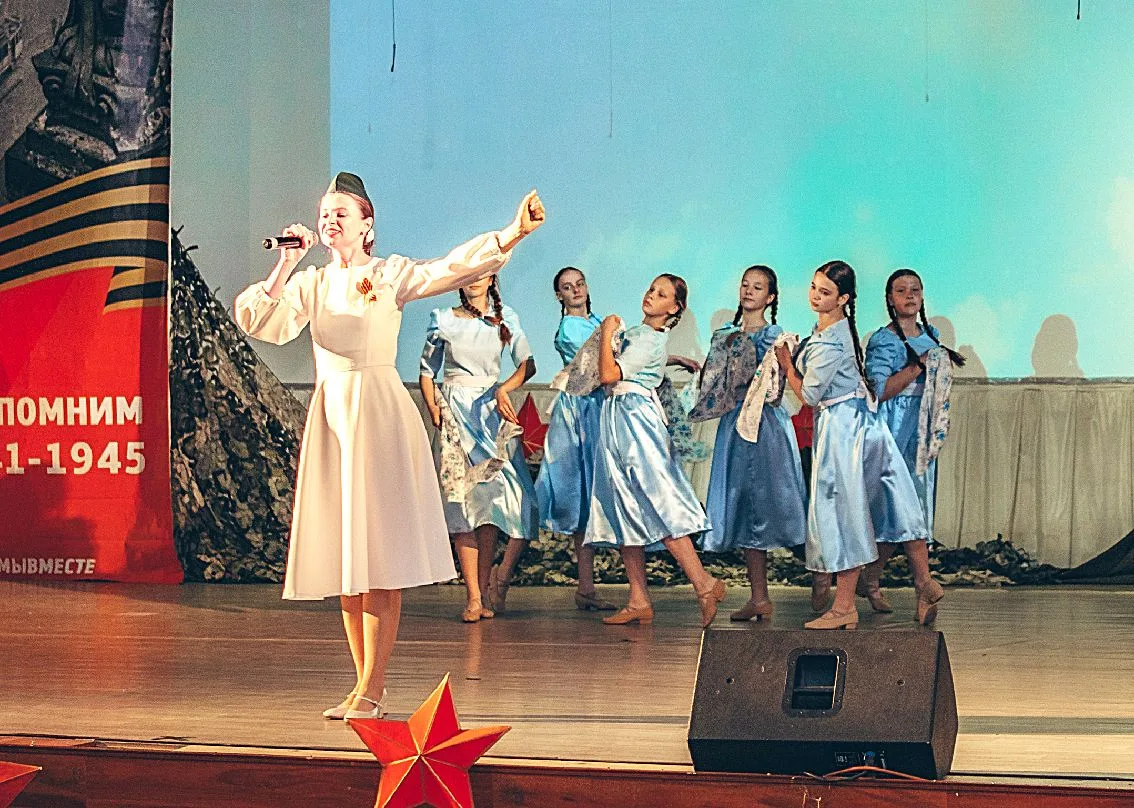 ЖИВАЯ ПАМЯТЬ В СЕРДЦАХ ПОКОЛЕНИЙ!  В рамках ХХХI районного фестиваля народного творчества «Стяг Побе