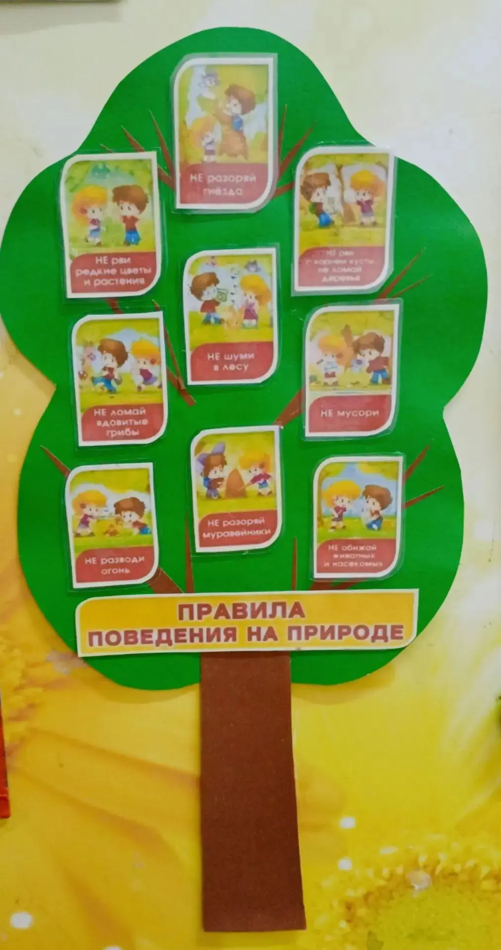 В рамках проекта «Безопасное лето» дети совместно с родителями изготовили поделки, посвящённые ключе