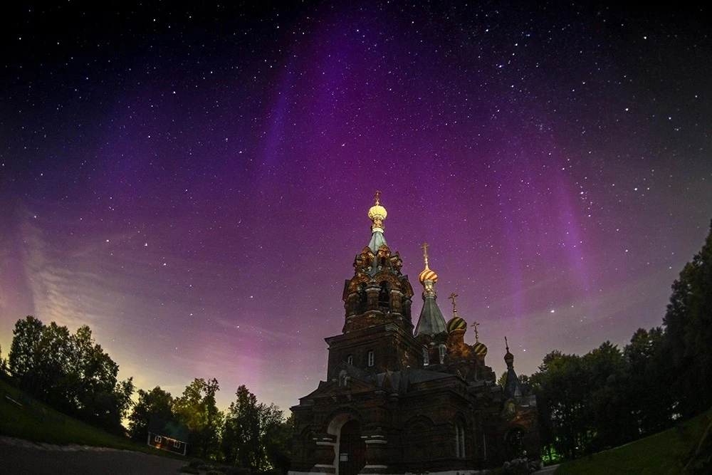 🤩 Северное сияние появиться над Москвой этой ночью