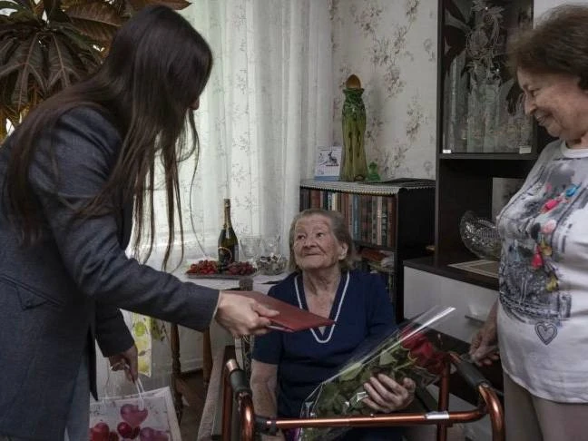Жительница Симферополя Мария Федотовна Недопытайло 25 сентября отметила 101-й день рожд...