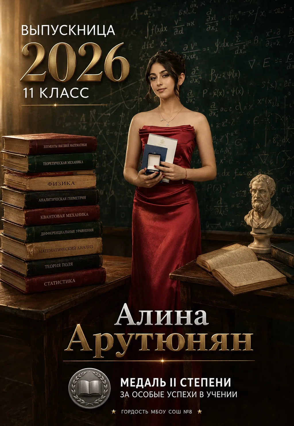 МБОУ СОШ № 8️⃣

🏅 Гордость школы! 

Есть ученики, которые становятся лицом школы. Наша сегодняшняя 