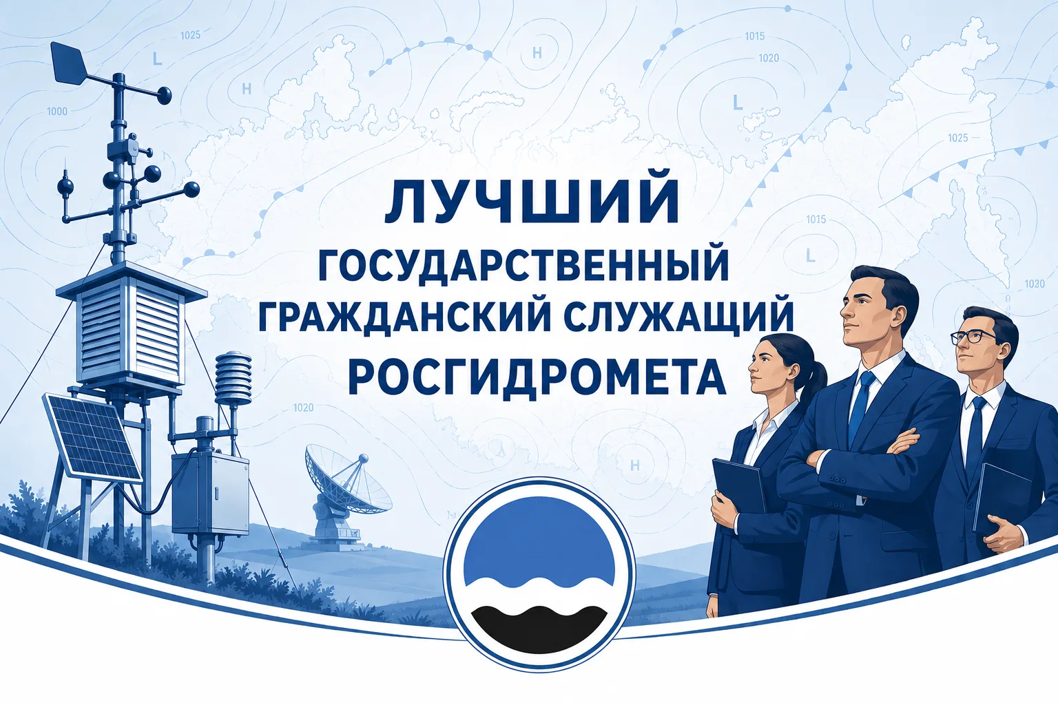 📢КОНКУРС «ЛУЧШИЙ ГОСУДАРСТВЕННЫЙ ГРАЖДАНСКИЙ СЛУЖАЩИЙ РОСГИДРОМЕТА»