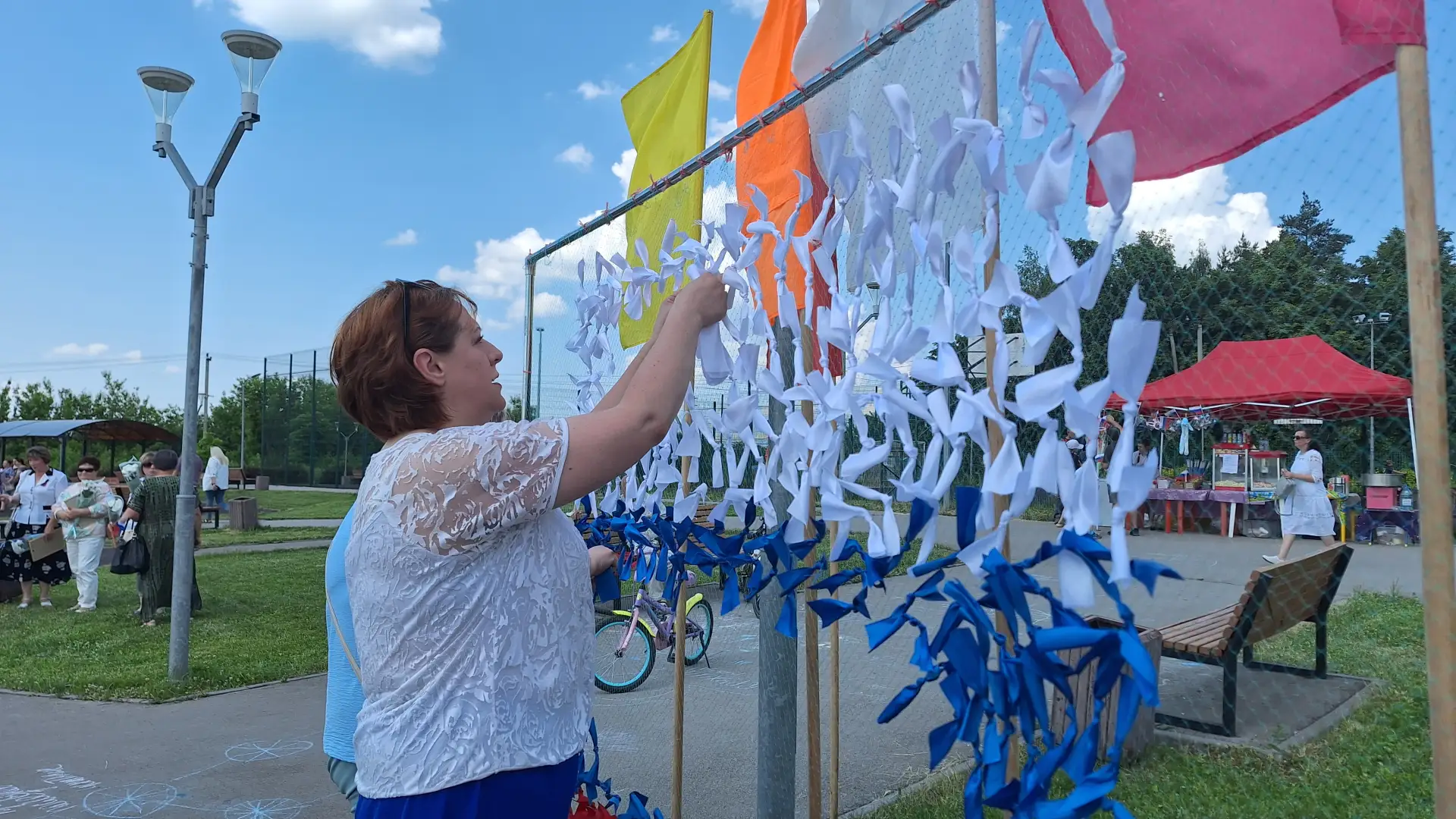 Живой триколор в Чернском районе 🇷🇺