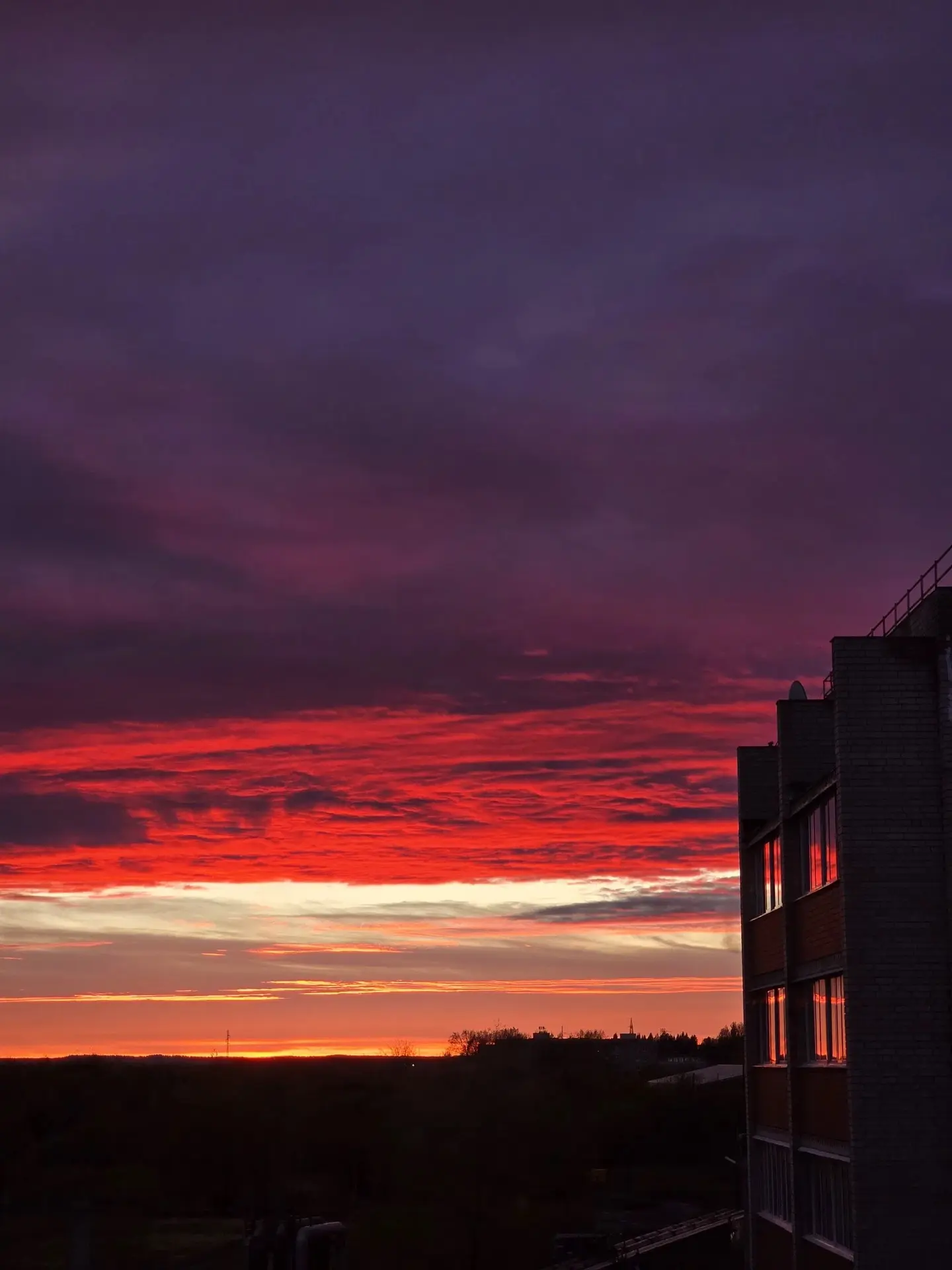 🌅 Огненный закат в Перми