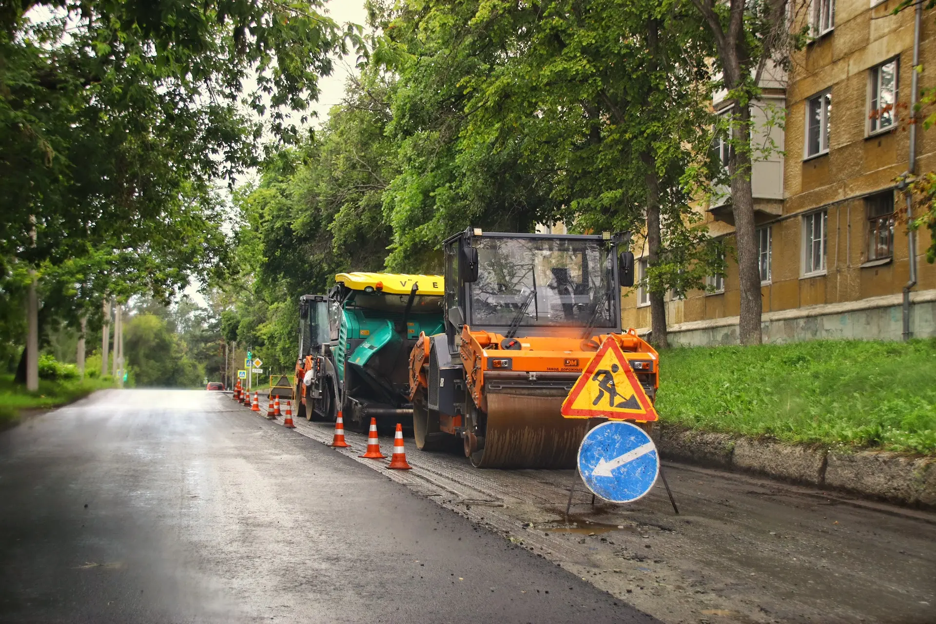 Нового асфальта на ул. Советской становится больше👍