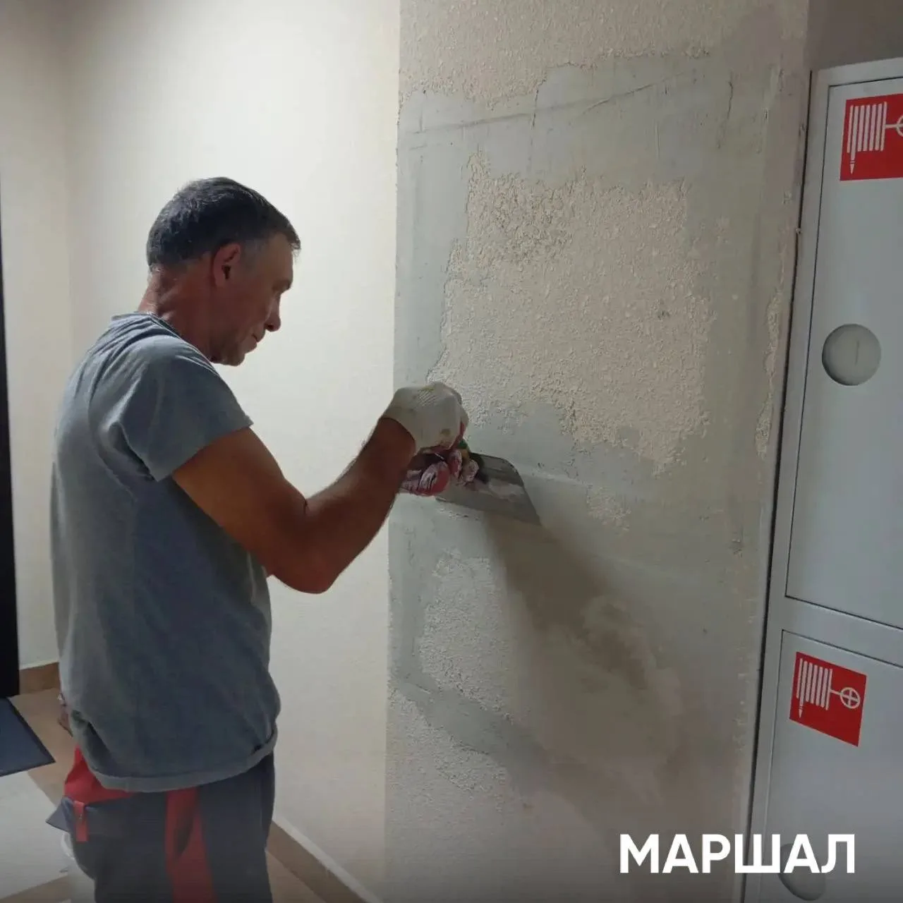 Выполнили восстановление технических отверстий, которые были вырезаны после проведения ...