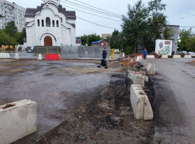🚧 Благоустройство около МЦД Бутово