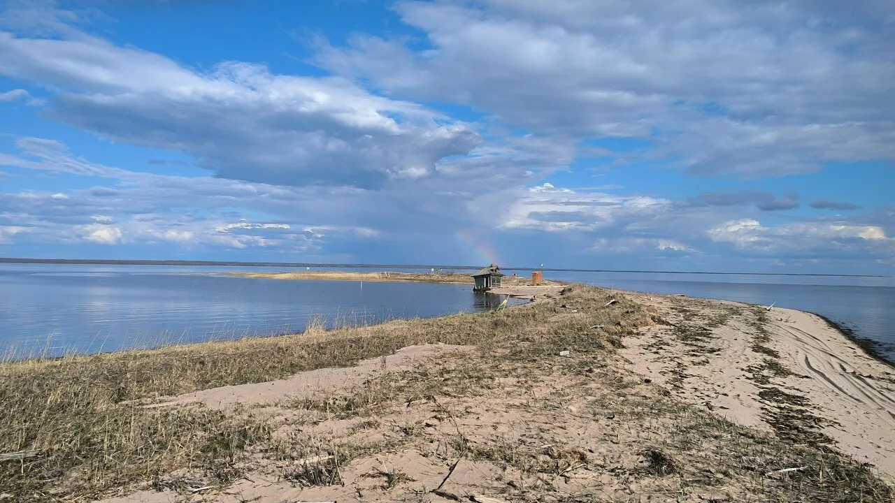 🌊 Белое море постепенно меняет береговую линию острова Мудьюг