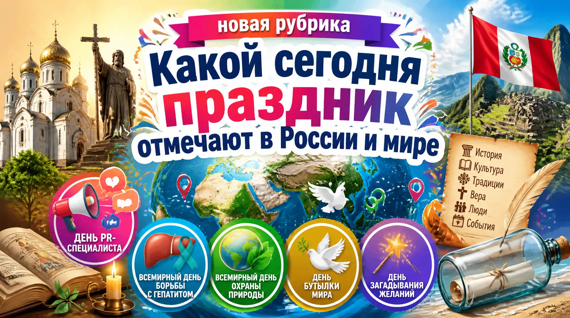 28 июля 2026 года отмечаются как государственные и международные праздники, так и религиозные и наро