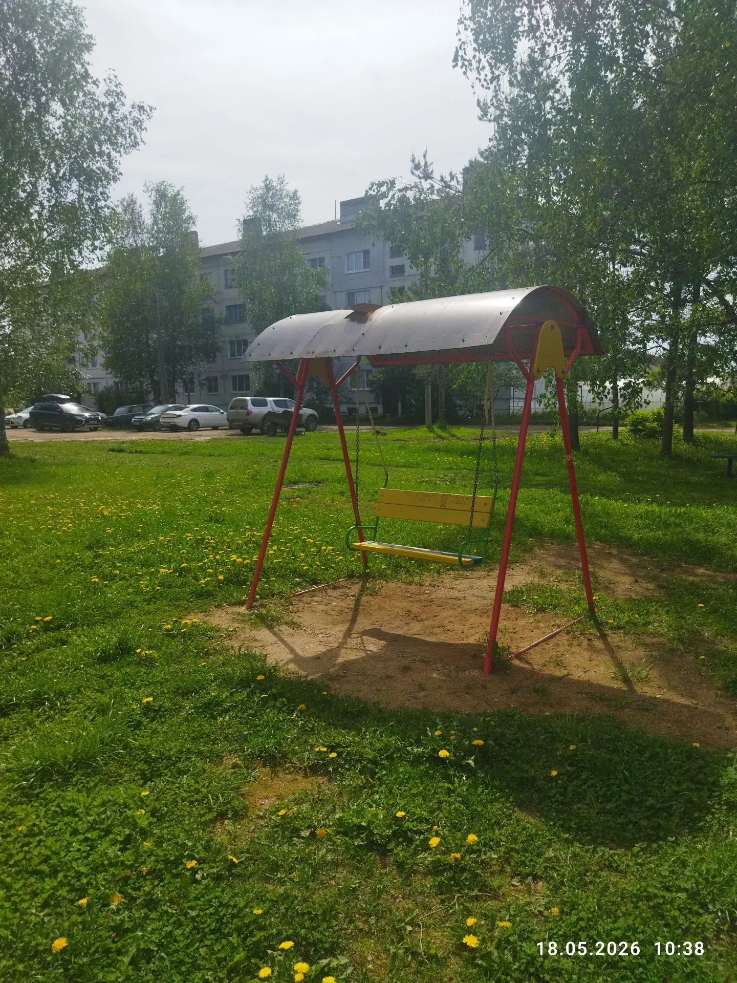 Ремонт детской площадки. мкр.Западный.