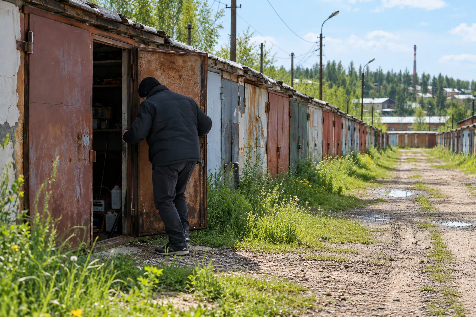 🔧 Присмотрел заброшенные гаражи и пошёл за добычей: в Инте задержали подозреваемого в ...