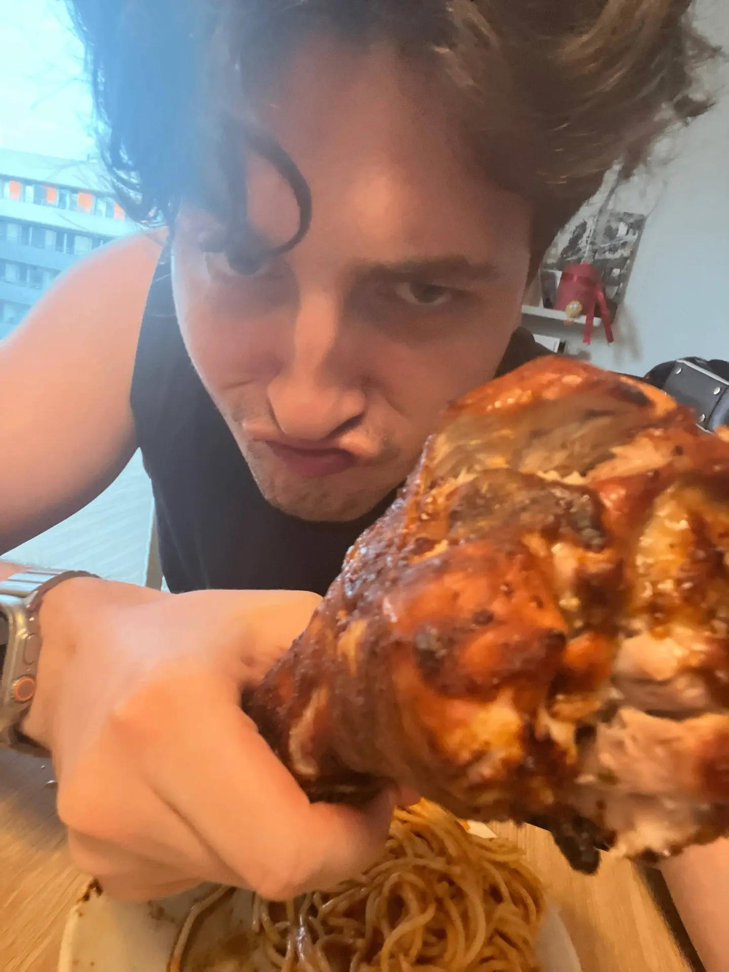 Целый день снимали
