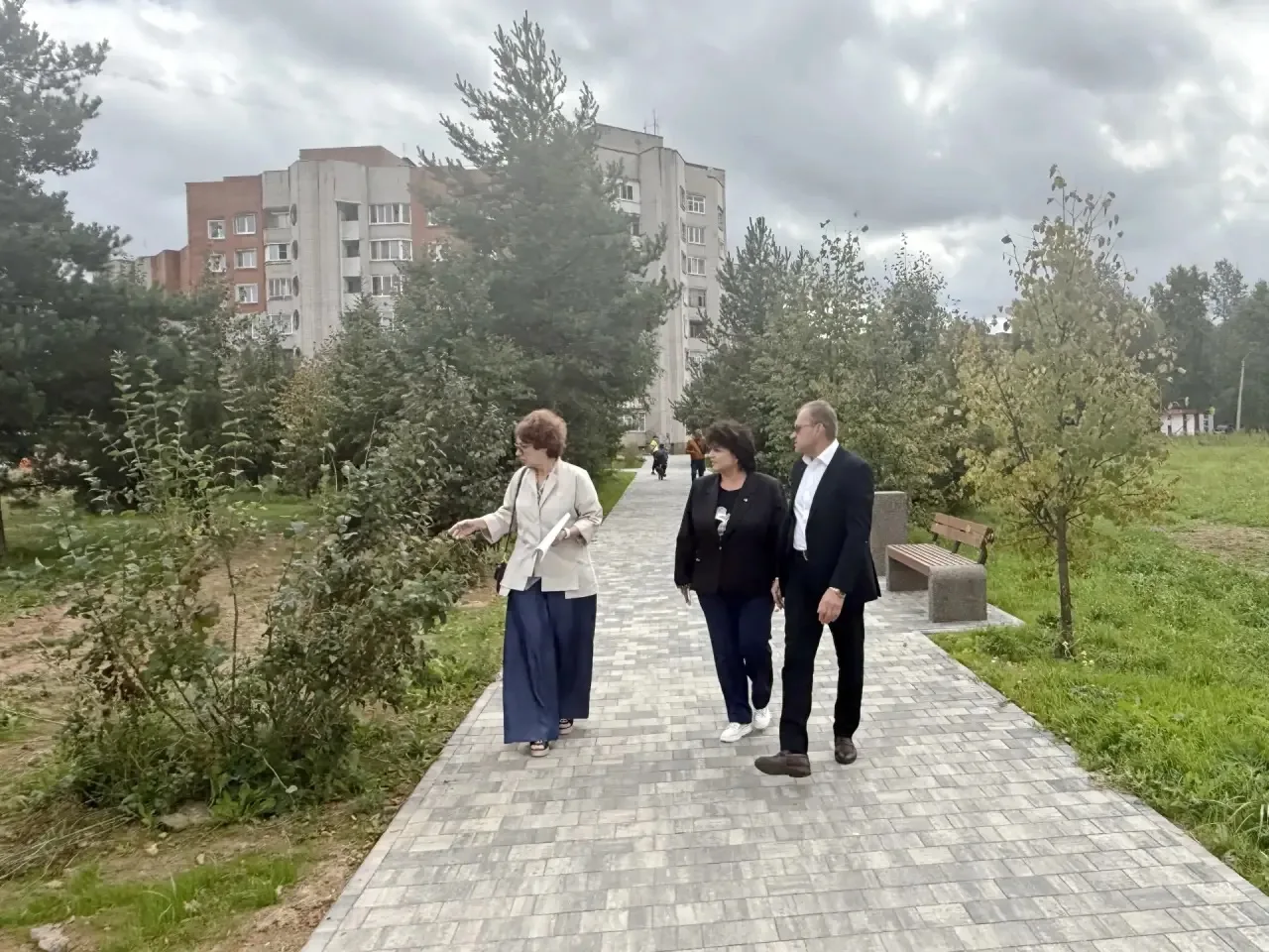 🌿В Приволжске завершается благоустройство «Аллеи Победы». Уже готовы центральная площа...