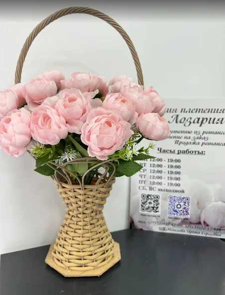 ☘️Плетёная вазочка для дачного уюта: мой маленький антистресс-проект👋