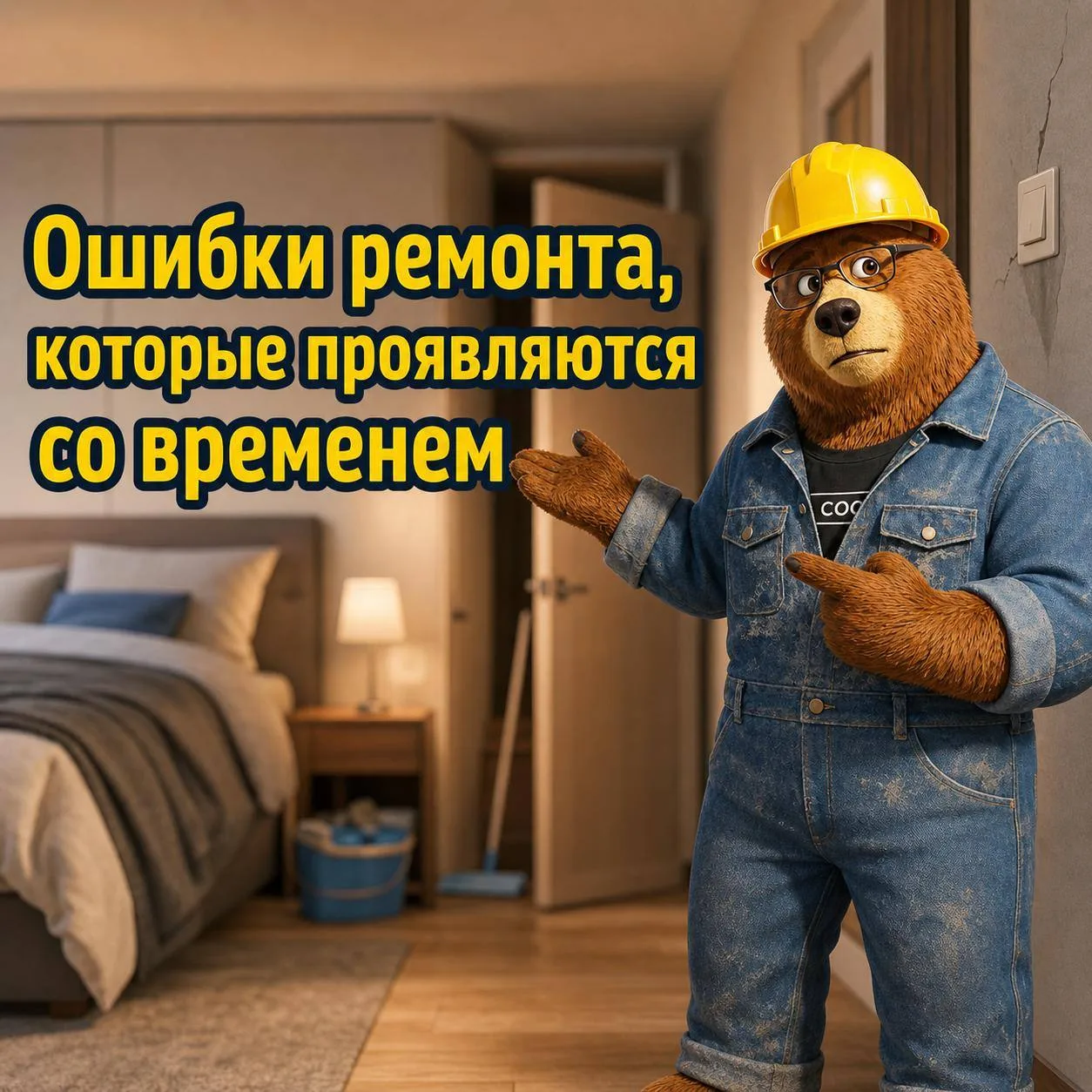 Самые обидные ошибки в ремонте проявляются не во время ремонта, а когда вы уже живёте в квартире.

Н