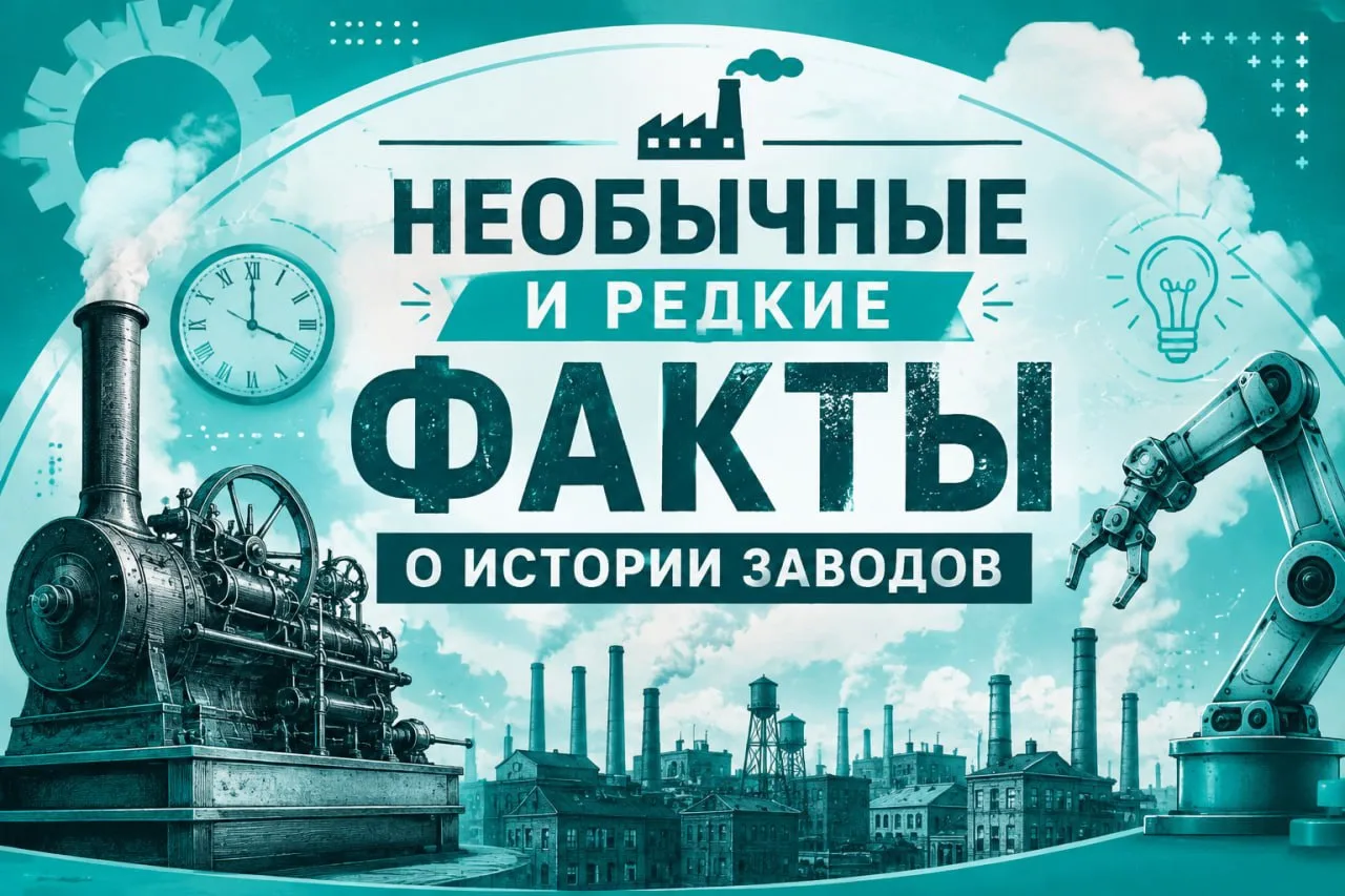 Несколько необычных и редких фактов из истории заводов, которые легко запомнить:
