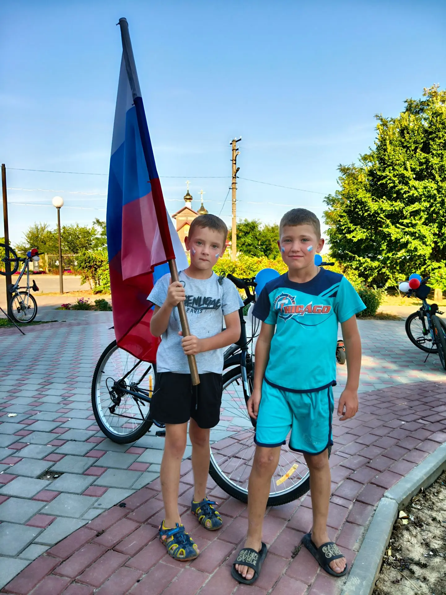 🇷🇺 Акция аквагрим в Парке "Цвета родины"