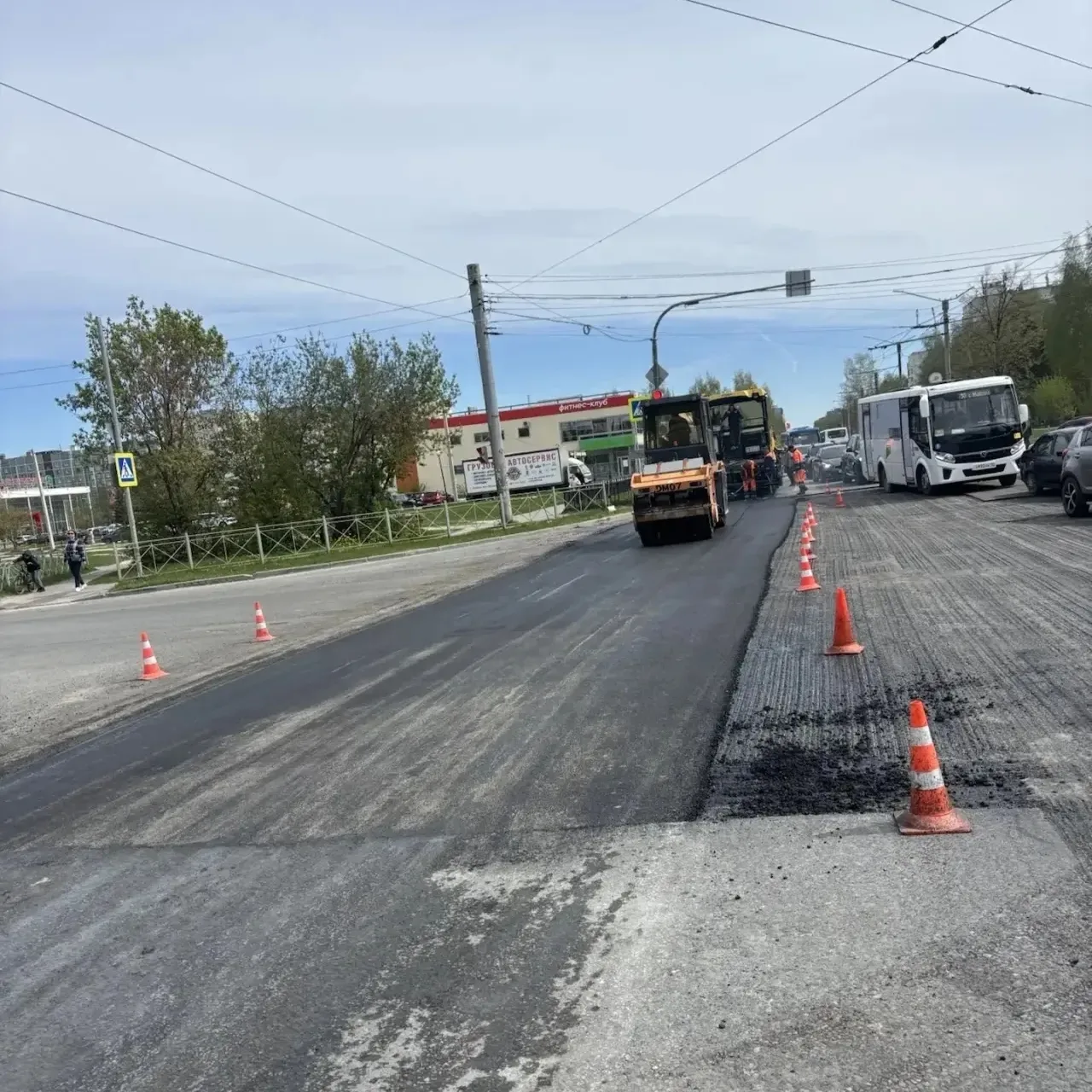 🚧 Рабочие выходные сотрудников дорожных служб  Сотрудники АО «Город» трудятся в полном рабочем режим