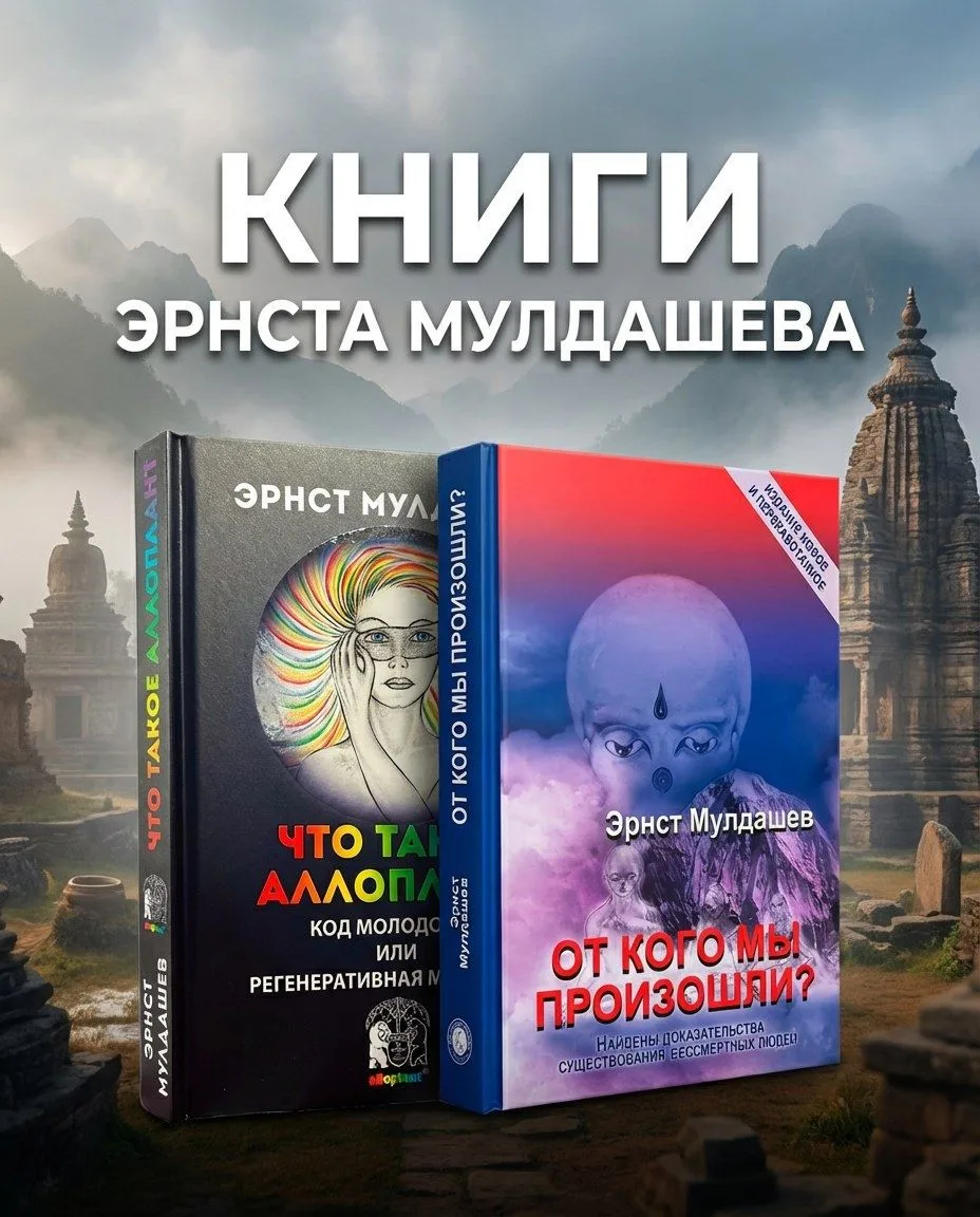 Книги профессора, хирурга, путешественника, писателя Эрнста Мулдашева на ОЗОН. Скоро новая книга "Та