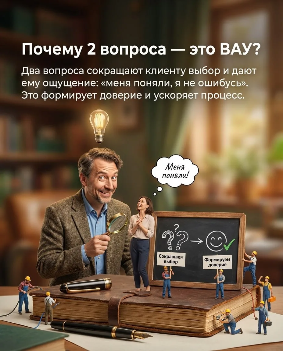 Два вопроса за 20 секунд ⏱️ Как попадать в запрос и не спорить с очередью  Покупатель приходит в апт