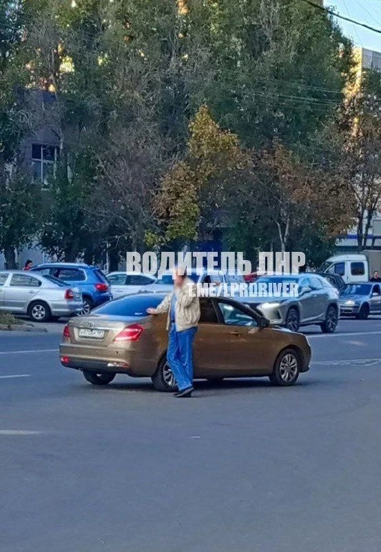 Тройное ДТП на Герстале в Луганске