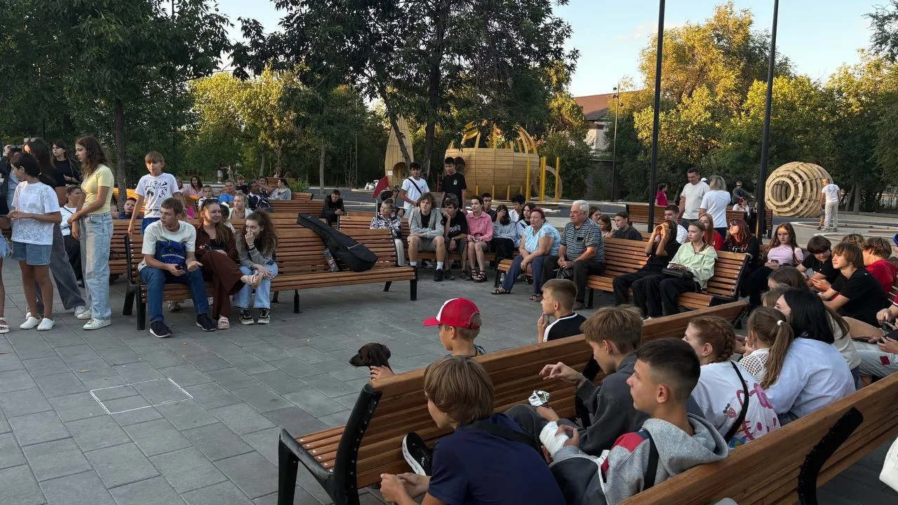 В субботу у нас в парке прошло молодёжное мероприятие: