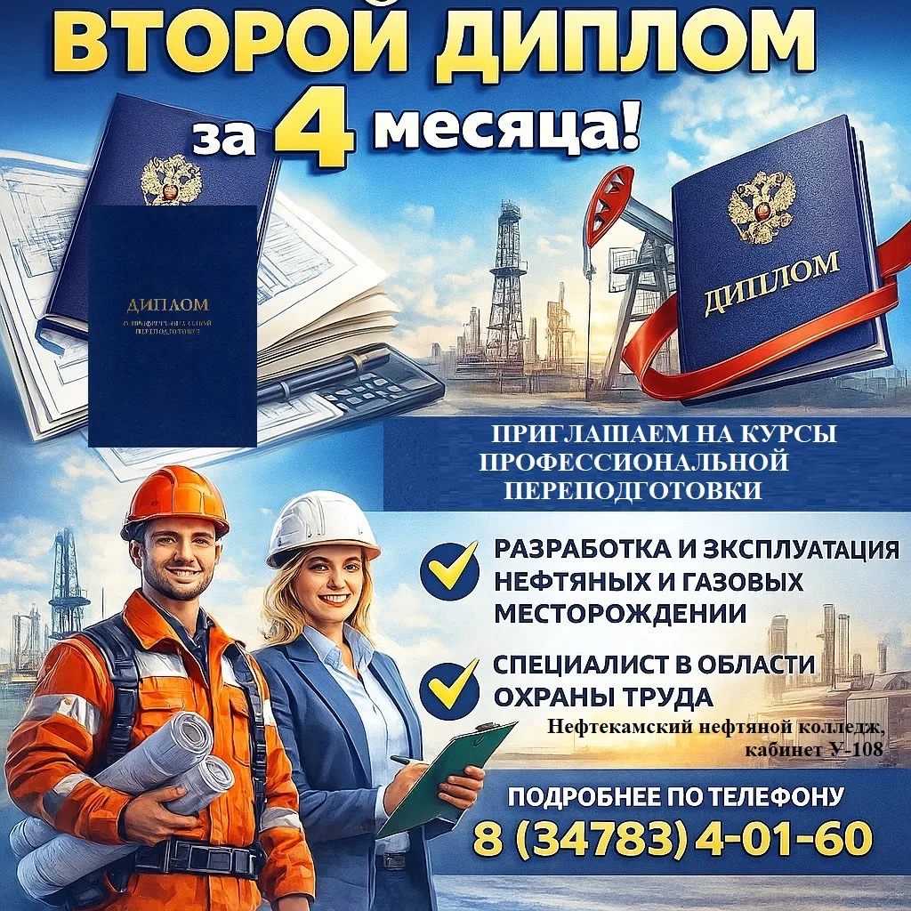📣 Начался набор на курсы профессиональной переподготовки!