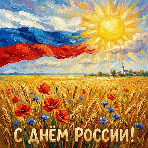 Сегодня День России 🇷🇺 – это символ национального единства, гражданского мира и общей ответственно