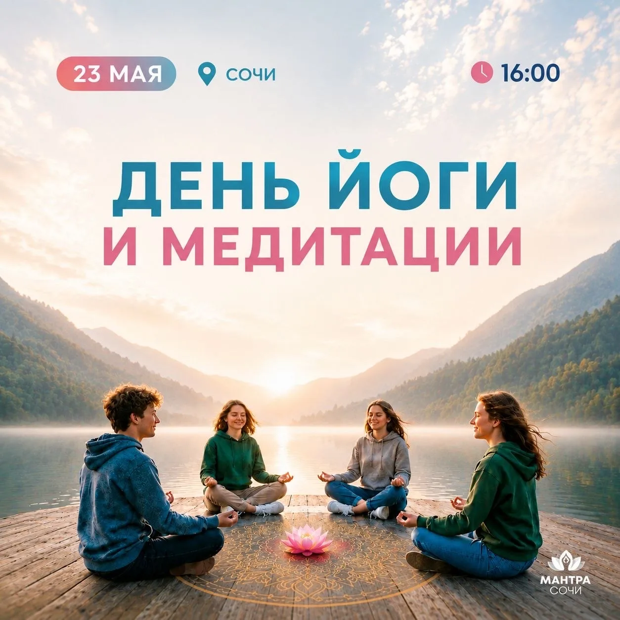 ✨ДЕНЬ ЙОГИ И МЕДИТАЦИИ в СОЧИ✨