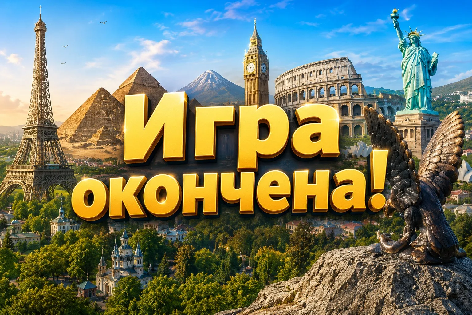 🏁 Игра окончена!

🏆 Итоги:
1. Наталья Кочергина — 57,5 очка (29 городов)
2. Надежда — 36 очков (18