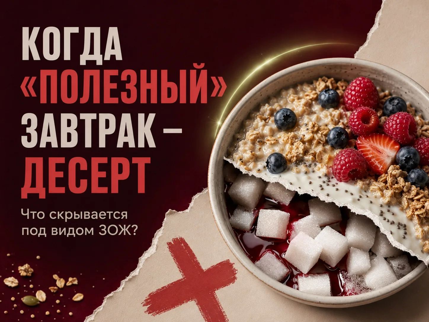ПРОДУКТЫ, КОТОРЫЕ «ЛОМАЮТ» МЕТАБОЛИЗМ ПОД ВИДОМ ЗОЖ

Если вы завтракаете овсянкой из пакетика, грано
