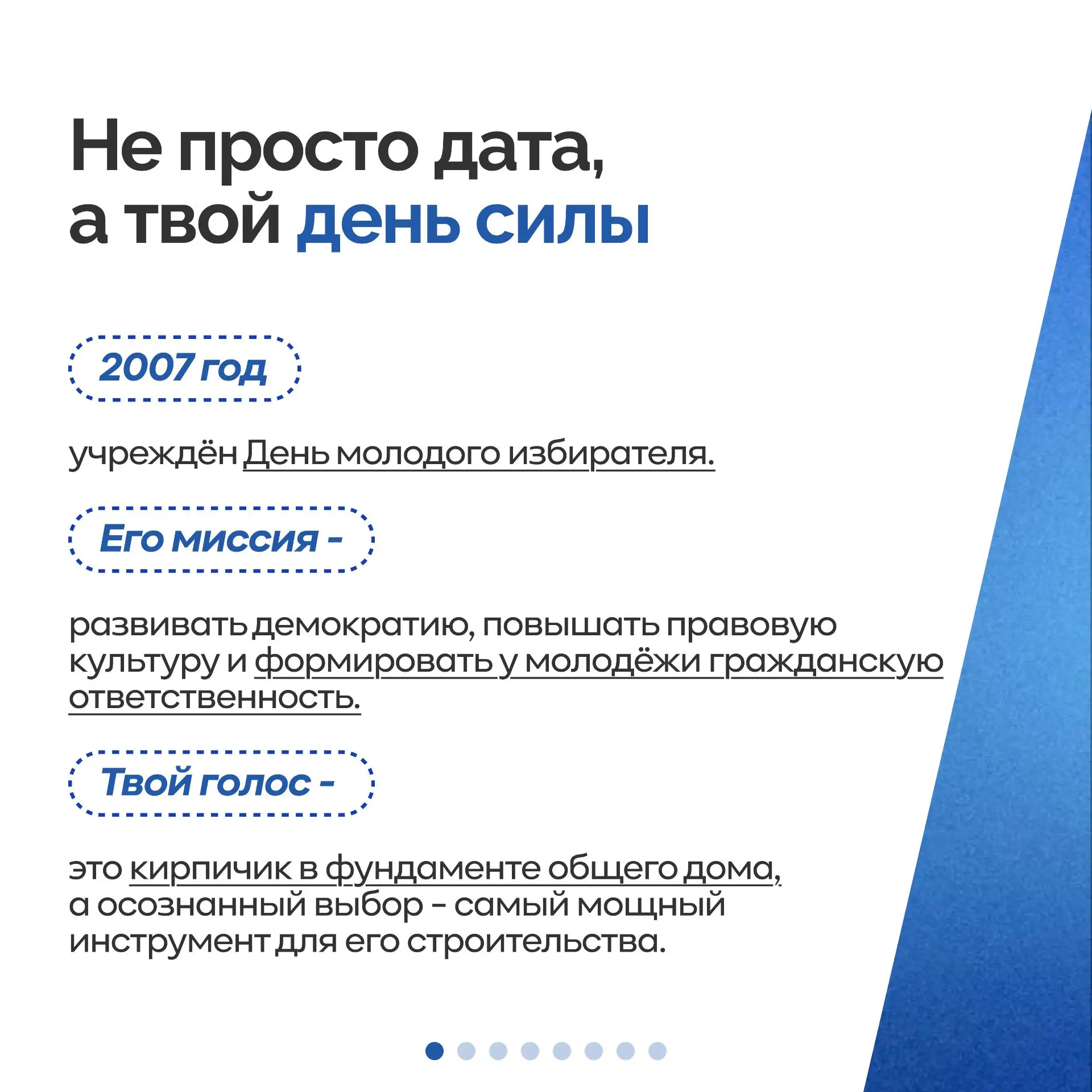 🗳 Рубрика «А вы знали?» Вчера, 15 февраля, в нашей стране отмечался важный день — День молодого изби
