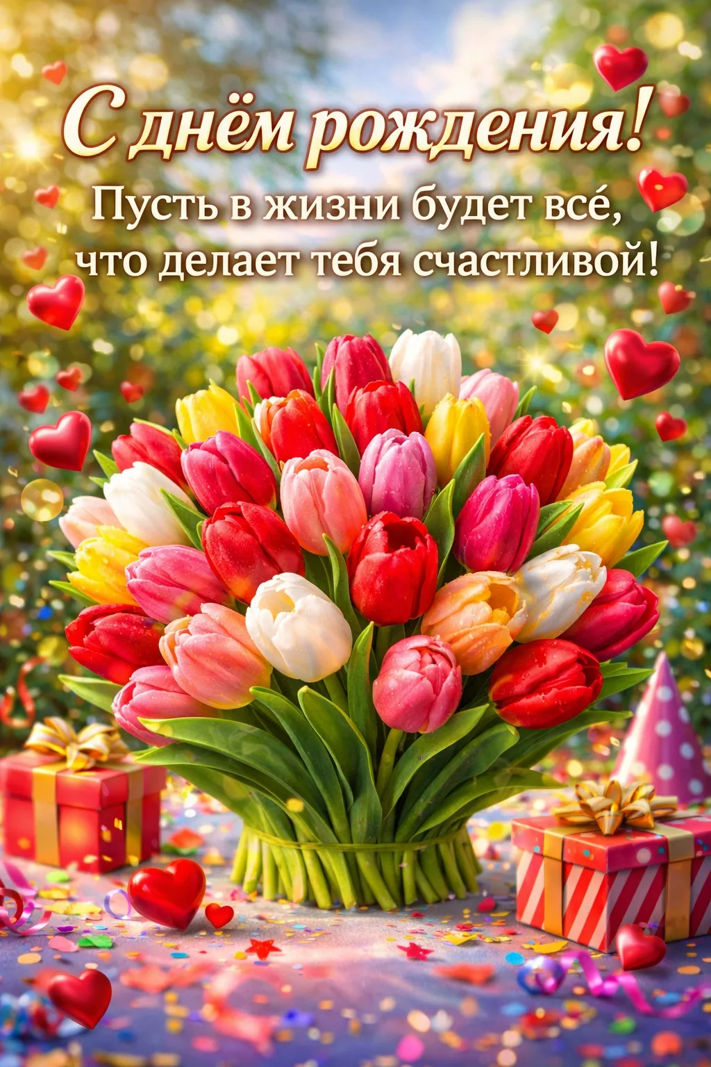С Днём Рождения!
Пусть в этой жизни будет всё, что делает тебя счастливой! 🥰 🌷

Не теряйте нас, по