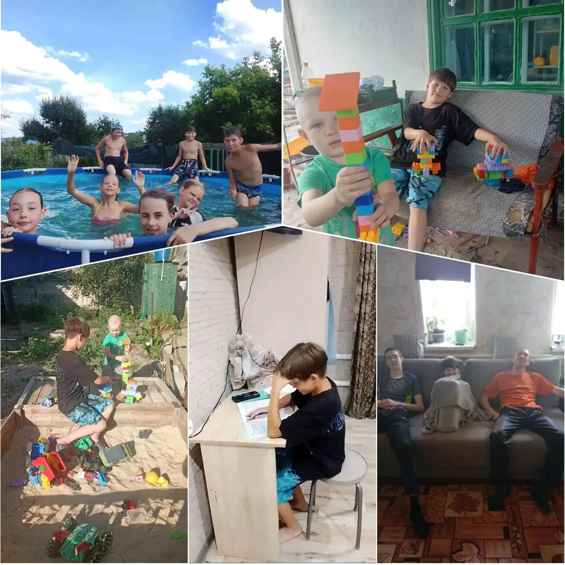 Жебровский Максим, 4 А класс. Обожаю летние каникулы! Можно целый день играть во дворе с младшим бра