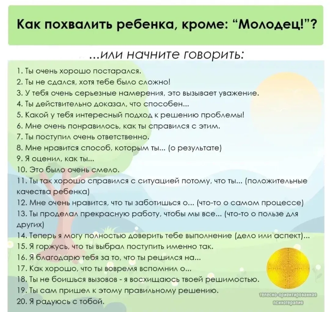 Хвалить тоже можно по-разному! И детей, и взрослых...