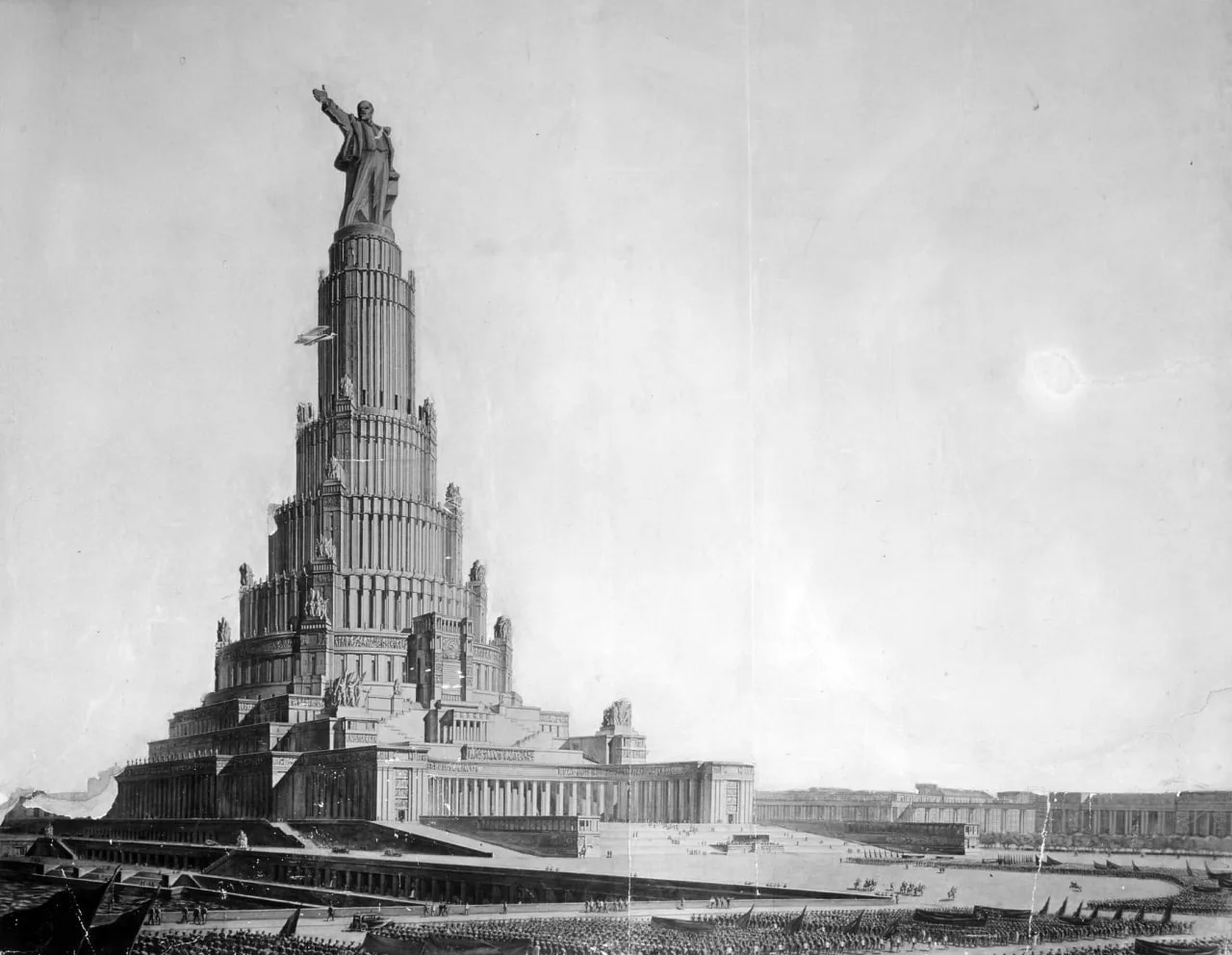 Почему самое грандиозное здание СССР так и не было построено?

В 1930-х годах в Москве планировали в