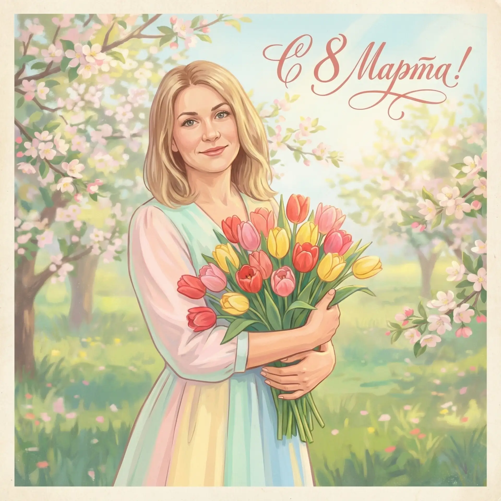 🌷 Дорогие коллеги, педагоги и родители! 🌷  Поздравляем вас с прекрасным весенним праздником — 8 Март