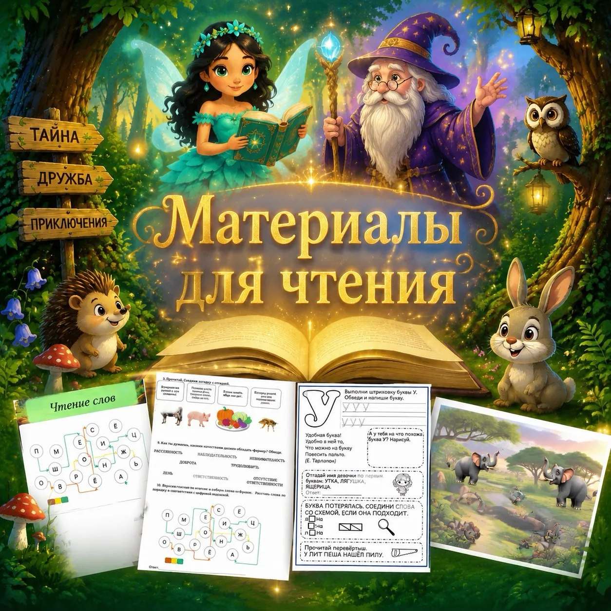БОЛЬШАЯ ПАПКА МАТЕРИАЛОВ ПО ЛИТЕРАТУРНОМУ ЧТЕНИЮ📚