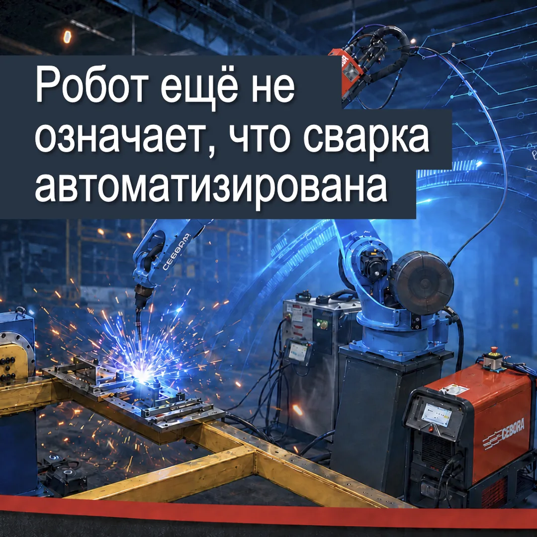 🤔Можно купить современного робота, поставить мощный сварочный источник и всё равно пол...