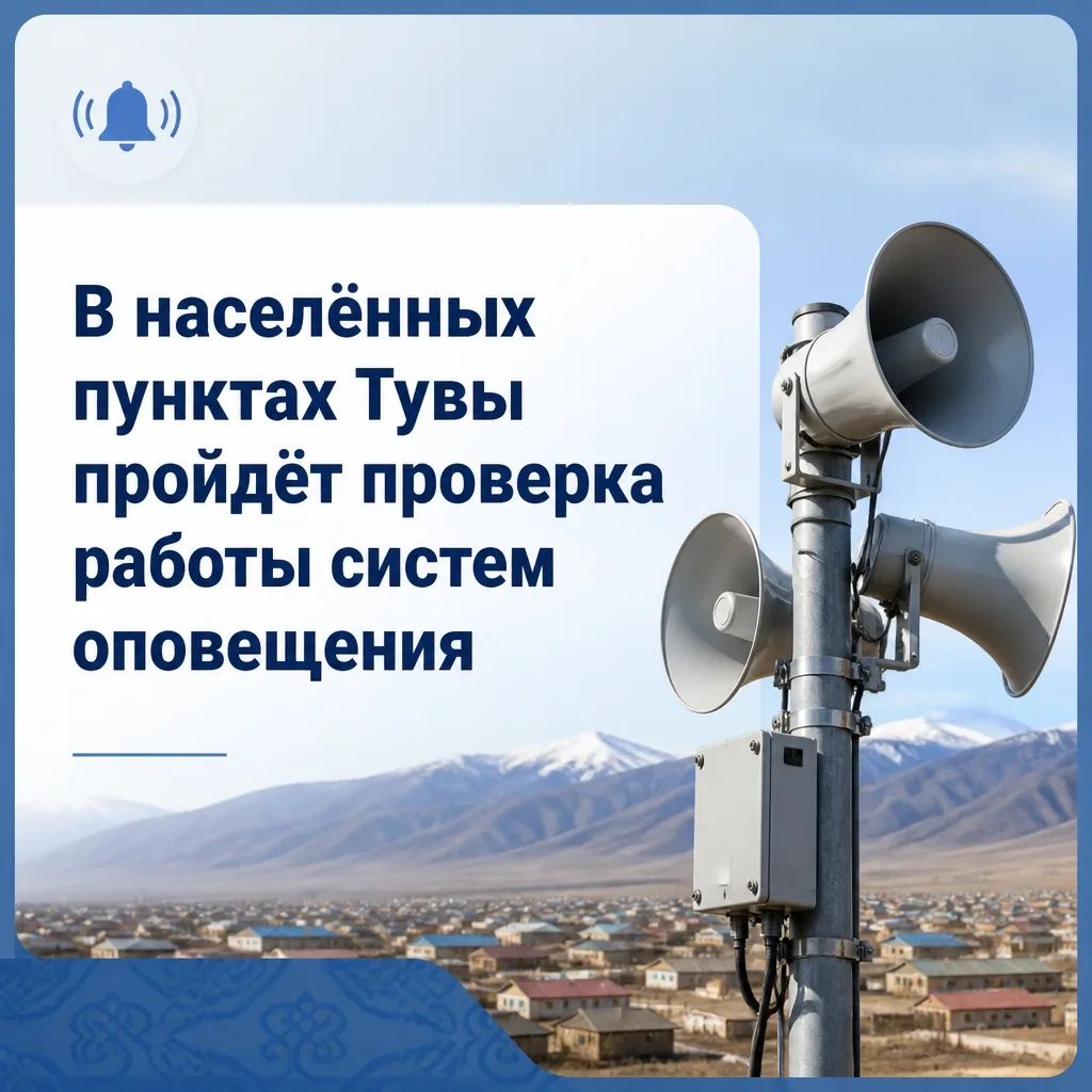 Комплексная техническая проверка системы оповещения населения состоится 7 октября. В 10...