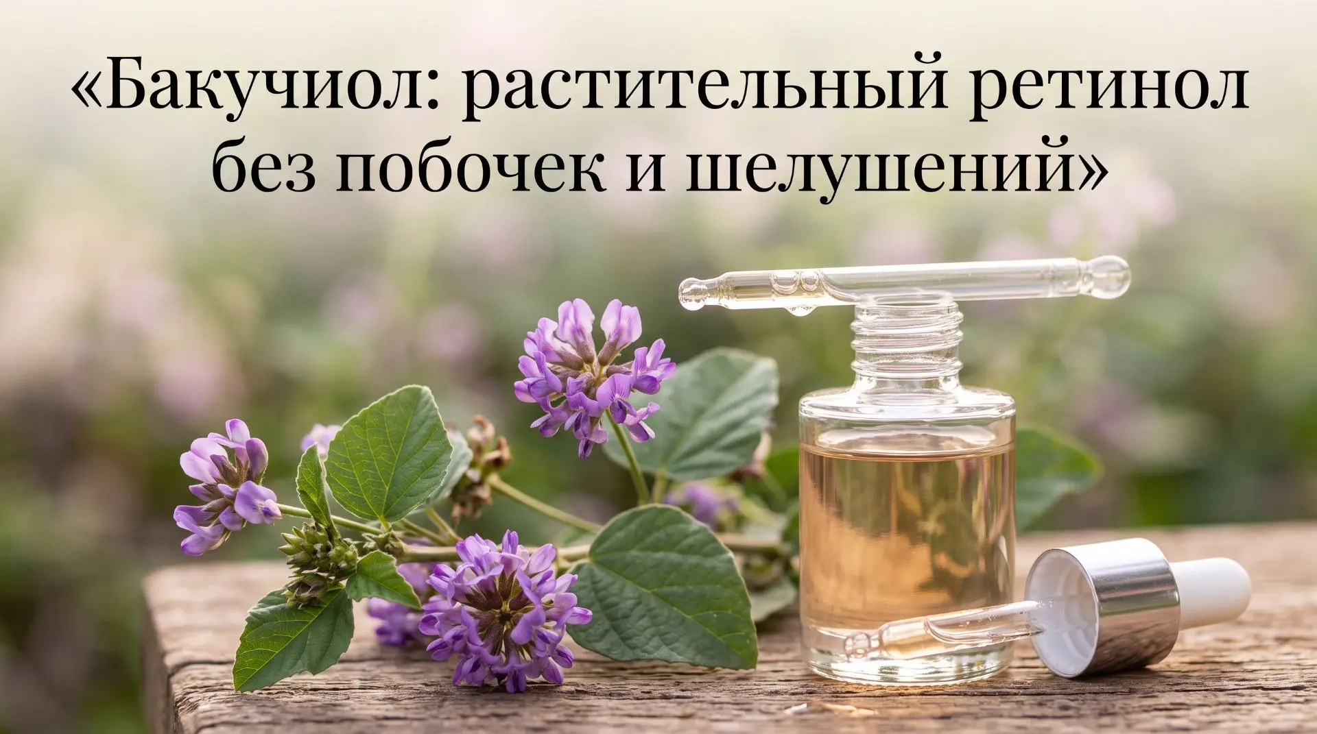 🌿 Бакучиол против ретинола: правда ли растительный аналог работает так же мощно?