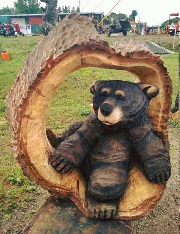 Мишка из дерева 🐻