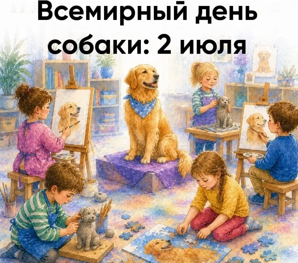 🐶 Если спросить дошкольников, кого они любят больше всего из животных, собака окажется в первых ряд
