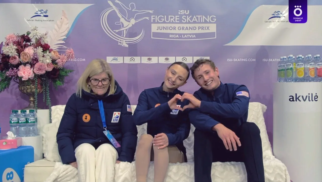 Рейган Мосс и Якуб Гальбавы — 145,28 балла, промежуточное первое место 🏆